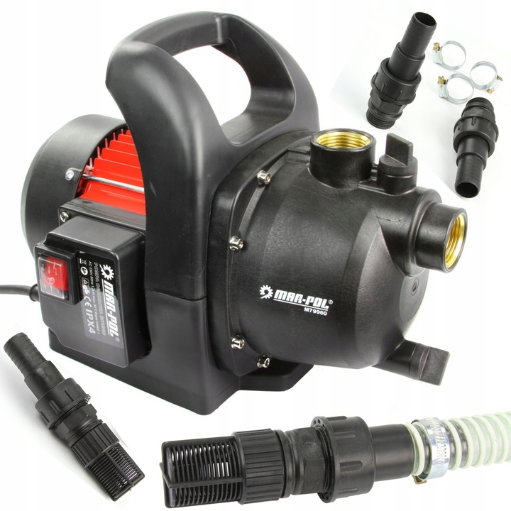 ZAHRADNÍ POVRCHOVÁ HYDROFOROVÁ PUMPA NA VODU NA ZALÉVÁNÍ MAUSERA 1"