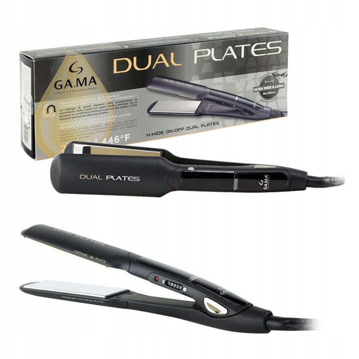 Žehlička Na Vlasy GA.MA X-Wide Digital Tourmaline