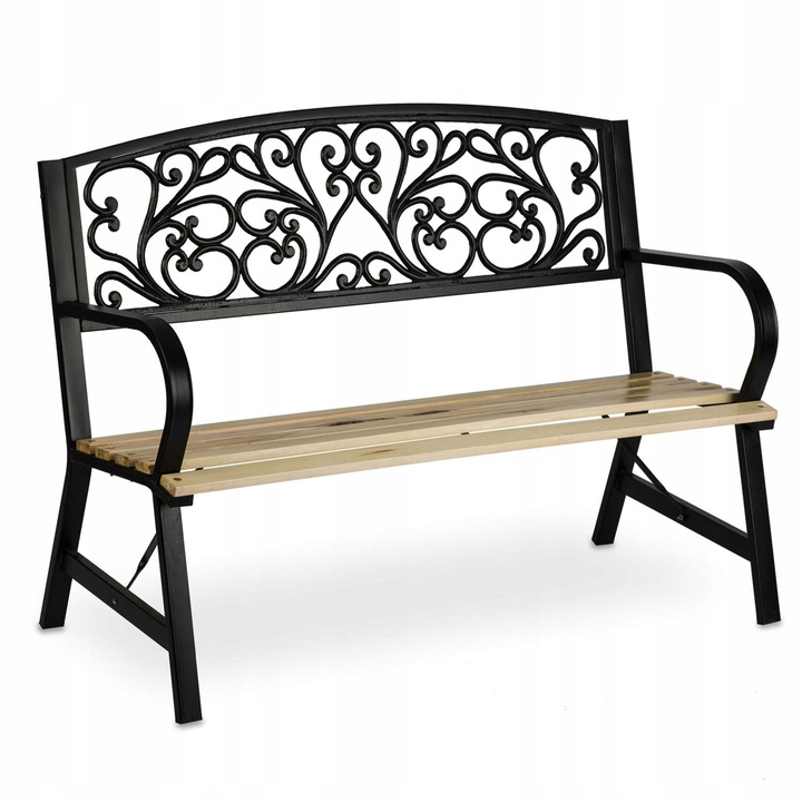 ZAHRADNÍ LAVIČKA S OPĚRADLEM SOFOTEL IVY 122 X 88,5 X 55,5 CM