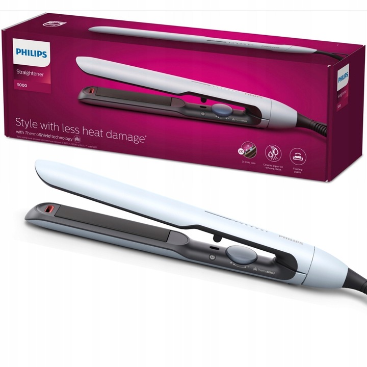 Žehlička Na Vlasy na vlasy Philips BHS520/00 s ionizací, 48 W, modrá