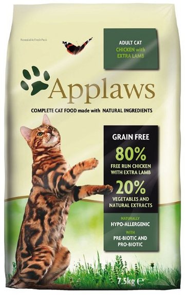 Applaws granule Cat Adult kuře s jehněčím 7,5 kg