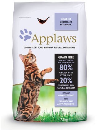 Applaws granule Cat Adult kuře s kachnou 7,5 kg