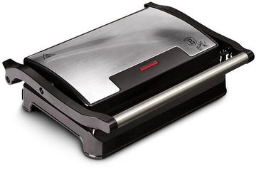 BERLINGERHAUS Kontaktní gril s nepřilnavým povrchem 700 W, Black Silver Collection