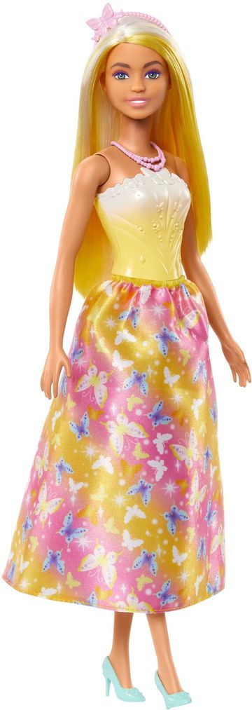 Barbie Pohádková princezna žlutá