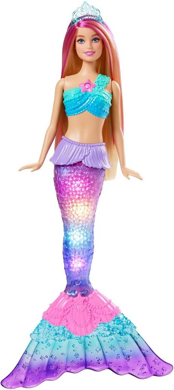Barbie Blikající Mořská Panna Blondýnka