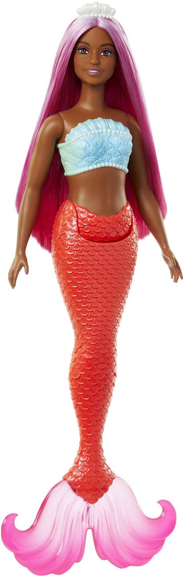 Barbie Pohádková mořská panna oranžová