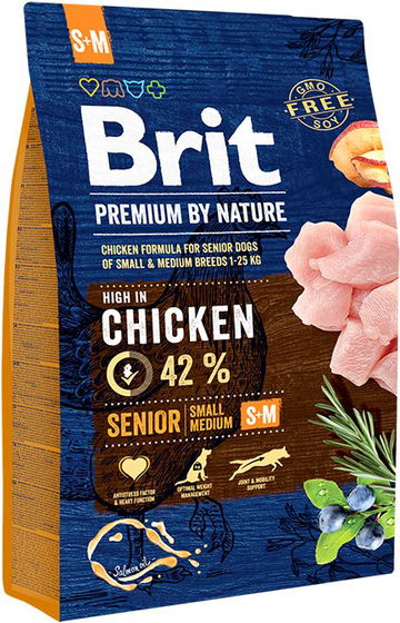 Brit Premium by Nature Senior S+M 3 kg