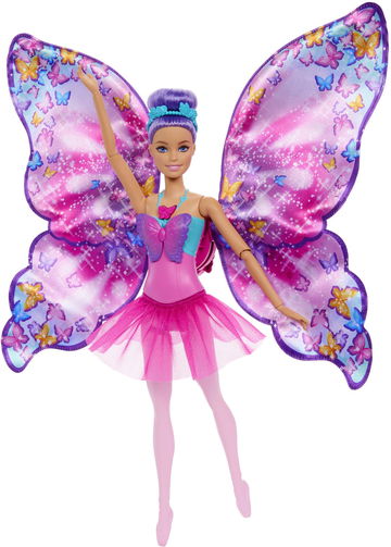 Barbie Tanečnice s motýlími křídly, proměna 2 v 1