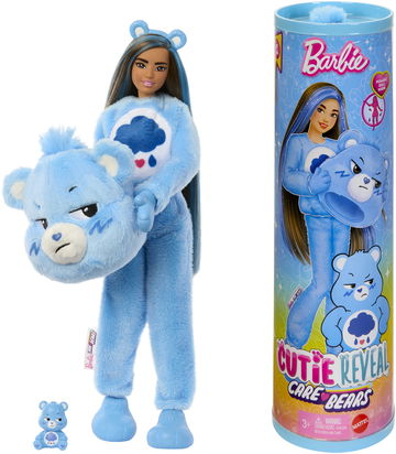 Barbie Cutie Reveal Barbie a Starostliví medvídci modrá