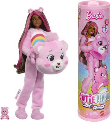 Barbie Cutie Reveal Barbie a Starostliví medvídci růžová
