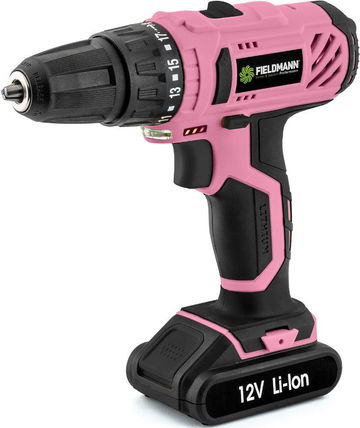 FIELDMANN Vrtačka AKU 12V růžová FDV 10202-A (1x1,3 Ah)