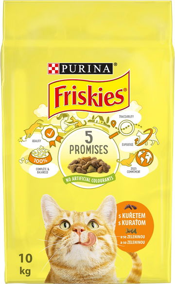 Friskies s kuřetem a zeleninou 10 kg SLEVA