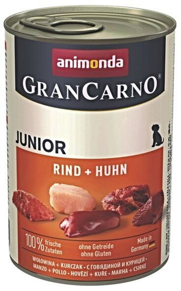 Grancarno konzerva pro psy Junior hovězí
