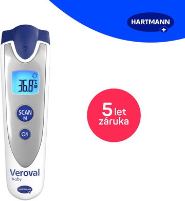 HARTMANN Thermoval/Veroval Baby - 5 let záruka