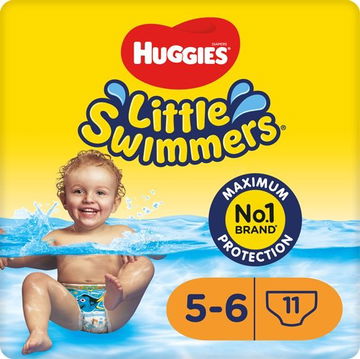 HUGGIES Little Swimmers vel. 5/6 (11 ks)