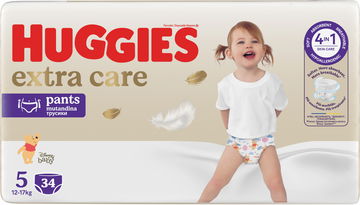 HUGGIES Extra Care Pants vel. 5 (34 ks)