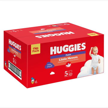 HUGGIES Little Movers Pants vel. 5 (104 ks)