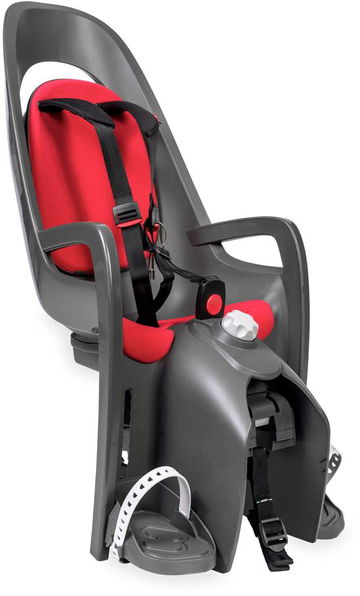 HAMAX Cyklosedačka s adaptérem Caress Dark Grey/Red VÝPRODEJ