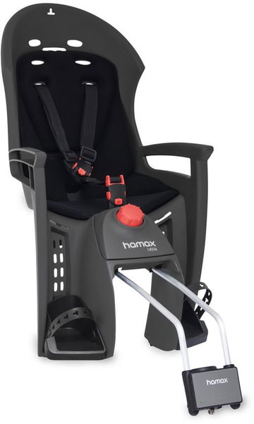 HAMAX Cyklosedačka s uzamykatelným zámkem Siesta W grey /black