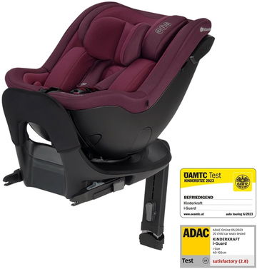 Kinderkraft Select I-Guard i-Size 40-105 cm Premium Cherry Pearl Autosedačka