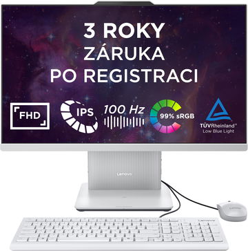 Lenovo IdeaCentre AIO 24IRH9 Cloud Grey (záruka na 3 roky po registraci)