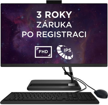 Lenovo IdeaCentre AIO 3 24ALC6 Black (záruka na 3 roky po registraci)