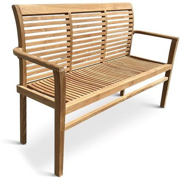 Lavice zahradní stohovatelná STUCKING/NEW, teak 150cm