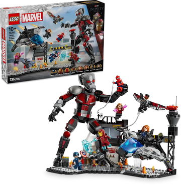 LEGO® Marvel 76314 Akční bitva – Captain America: Občanská válka
