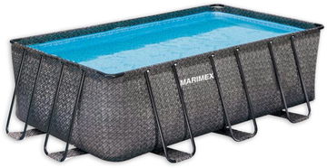 MARIMEX Bazén s konstrukcí FLORIDA PREMIUM bez příslušenství 2 x 4 x 1,22m - motiv RATAN SLEVA