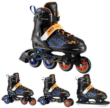 NILS EXTREME Kolečkové brusle 4v1 Beave NH18190A