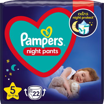 PAMPERS Night Pants vel. 5 (22 ks)