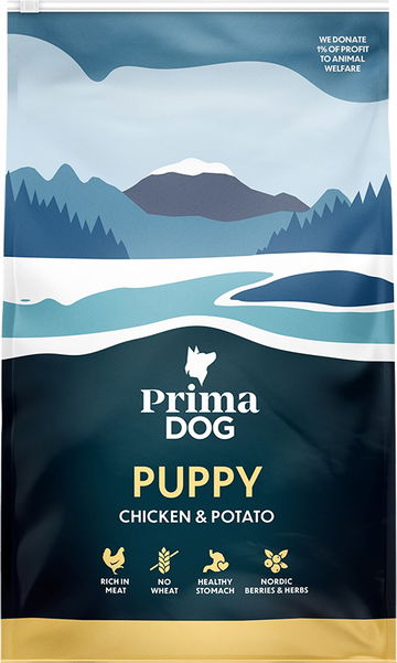 PrimaDog Kuře s bramborami pro štěňata všech plemen 3 kg VÝPRODEJ