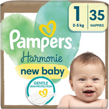 PAMPERS Harmonie Nappies vel. 1 (35 ks)