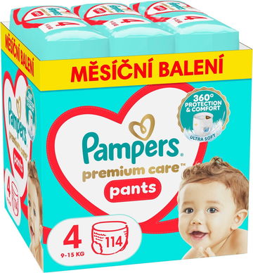PAMPERS Premium Care Pants vel. 4 (114 ks)