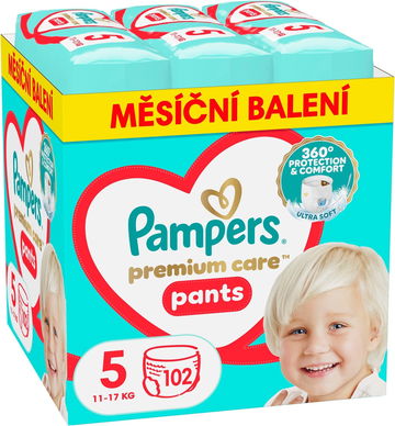 PAMPERS Premium Care Pants vel. 5 (102 ks)