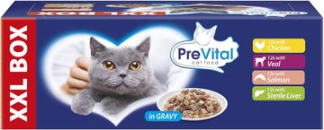 Prevital XXL Box masový výběr v omáčce 48 × 100 g