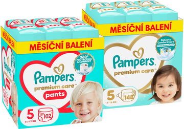 PAMPERS Premium Care vel. 5 (148 ks)