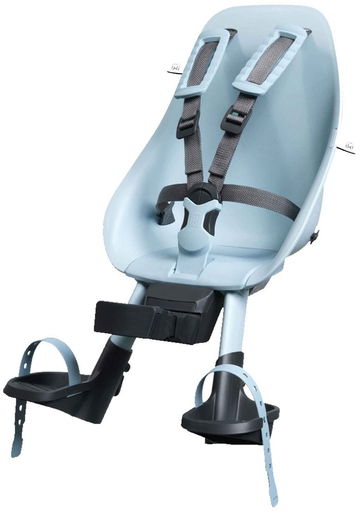 Urban Iki Přední sedačka na kolo s upínacím adaptérem Aotake Mint Blue/Aotake Mint Blue
