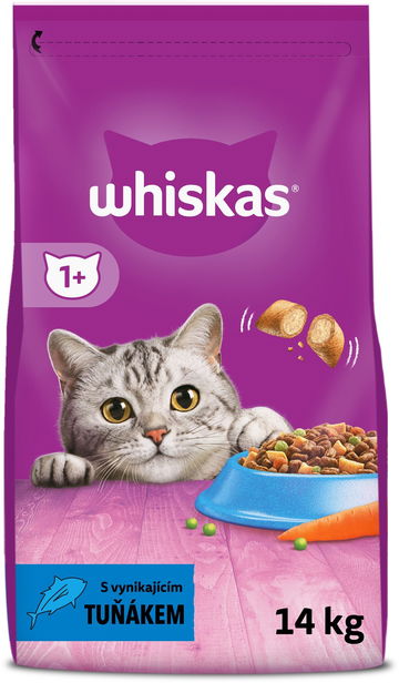 Whiskas granule tuňák pro dospělé kočky 14 kg
