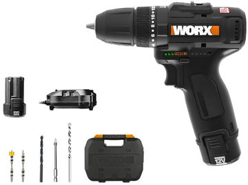 WORX Vrtačka AKU 12V 38 Nm WX121 (2x2 Ah)