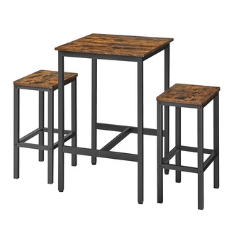 Barový set LEKSA VIII , hnědá/černá SCONTO