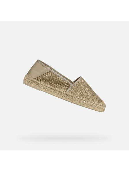 Béžové dámské espadrilky Geox Lampedusa
