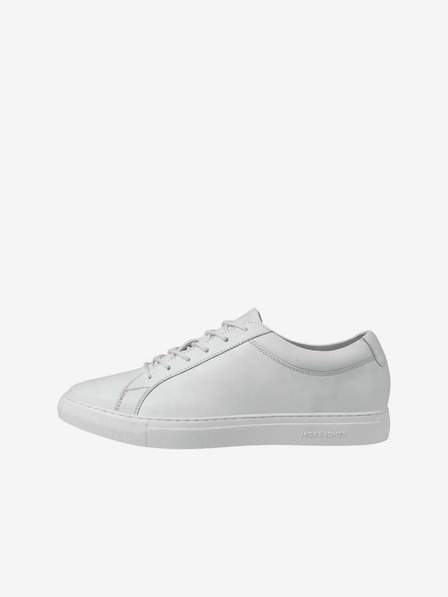 Bílé kožené tenisky Jack & Jones Galaxy