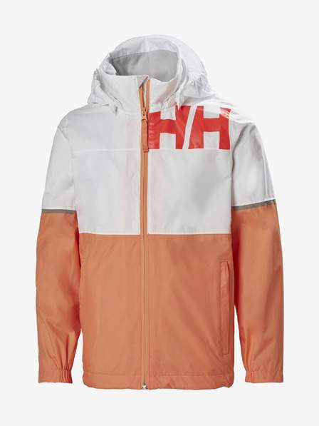 Bílo-meruňková holčičí lehká bunda HELLY HANSEN LEVNĚ