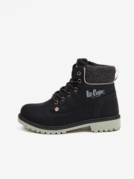Černé holčičí kotníkové boty Lee Cooper
