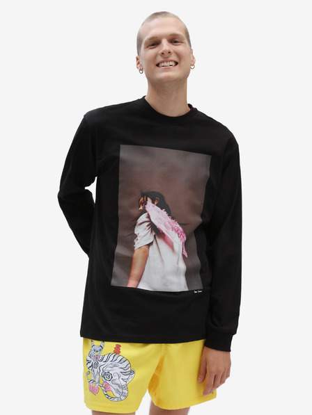 Černé pánské tričko s potiskem VANS Pride