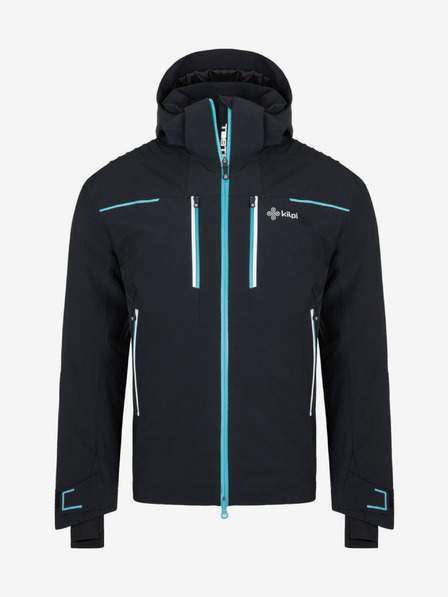Černá pánská lyžařská bunda Kilpi TEAM JACKET-M VÝPRODEJ