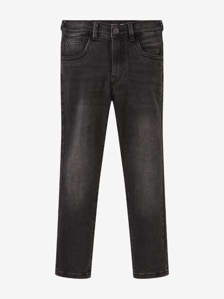 Černé chlapecké slim fit džíny Tom Tailor SLEVA