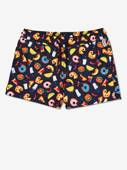 Černé klučičí plavky Happy Socks Junk Food SLEVA