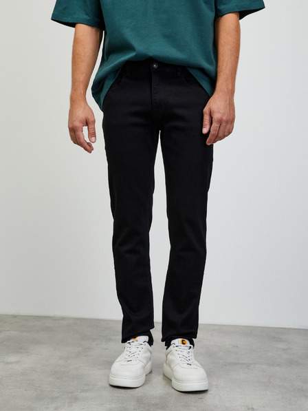 Černé pánské straight fit džíny ZOOT.lab Mario
